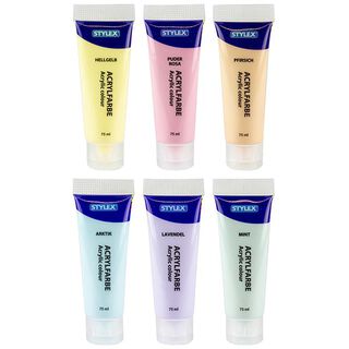 Acrylfarben-Set Pastell [6x75ml], 