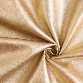 Kunstleder Metallik-Glanz – gold metallic, 