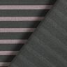 Jacquard Jersey Streifen – mauvegrau/anthrazit,  thumbnail number 4