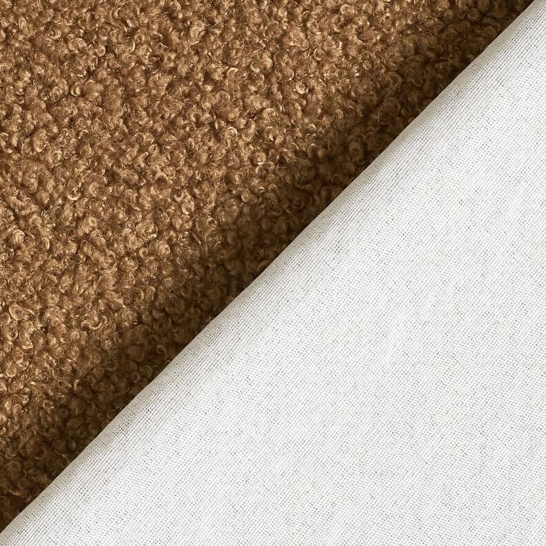 Polsterstoff Teddy weich – mocca,  image number 3
