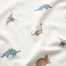 GOTS Baumwolljersey zufriedene Dinos Digitaldruck – elfenbein,  thumbnail number 2