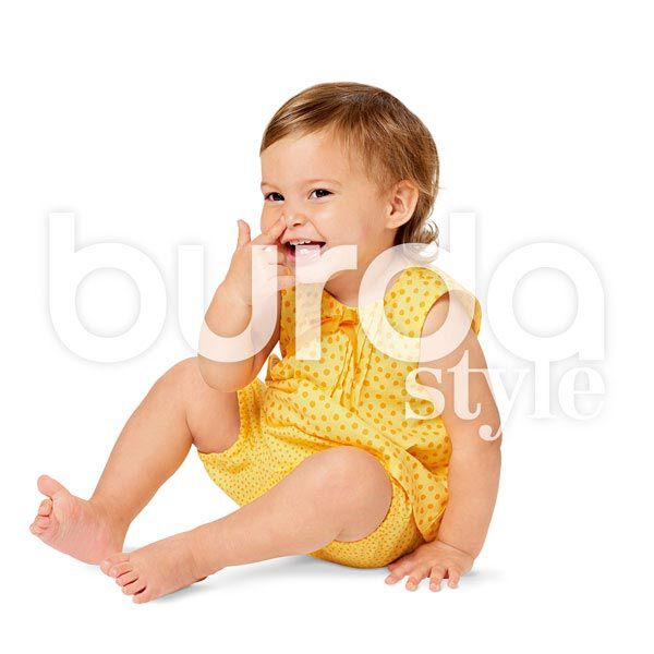 Babykleid / Bluse / Höschen | Burda 9358 | 62-92, image number 5