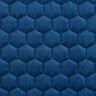Polsterstoff gesteppter Samt Waben – marineblau,  thumbnail number 1