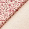Baumwollstoff Cretonne grafische Weihnachtsmotive – natur/karminrot,  thumbnail number 4