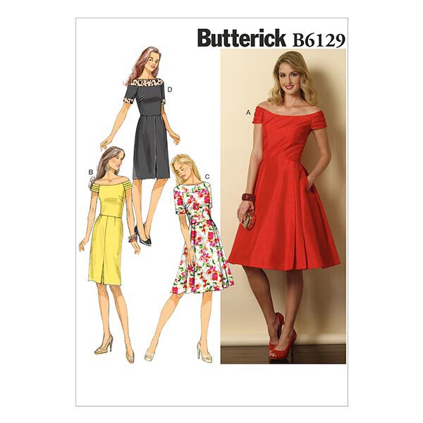 Kleid | Butterick 6129 | 32-40,  image number 1