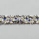 Tweedborte [20 mm] – wollweiss/gold,  thumbnail number 1