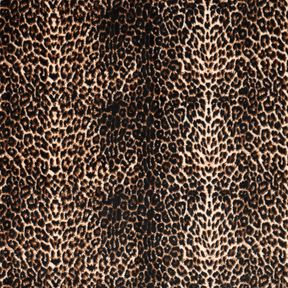 Nicki Stoff Leo Druckmuster – creme/schwarz, 