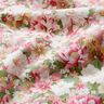 Baumwollpopeline romantische Blumen – rosa/beige,  thumbnail number 2