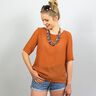 FRAU YOKO - kurze Tunika mit Kellerfalte im Rücken | Studio Schnittreif | XS-XXL,  thumbnail number 2