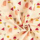 GOTS Musselin geometrische Formen – hellbeige,  thumbnail number 3