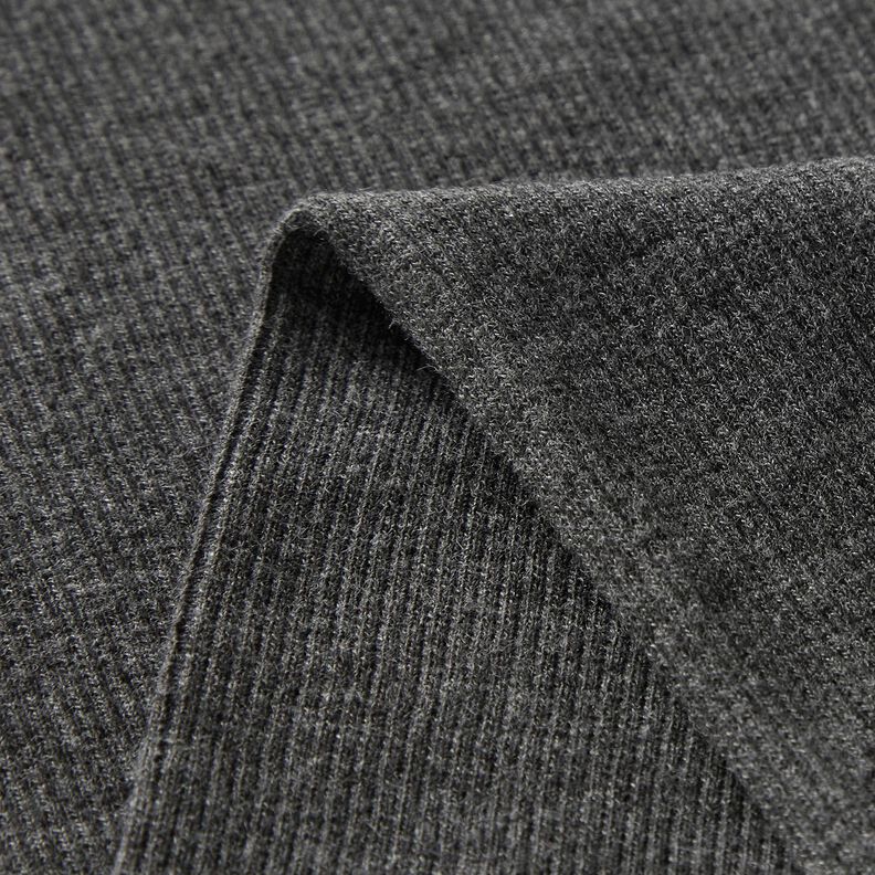 2x2 Bündchen Melange – granit,  image number 5