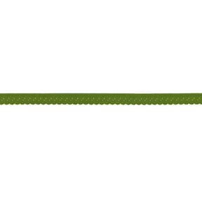 Elastisches Einfassband Spitze [12 mm] – oliv, 