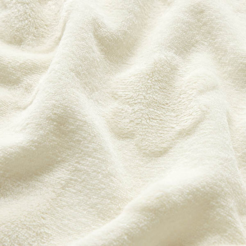 Kuschelfleece Sterne und Blumen – wollweiss,  image number 2