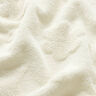 Kuschelfleece Sterne und Blumen – wollweiss,  thumbnail number 2