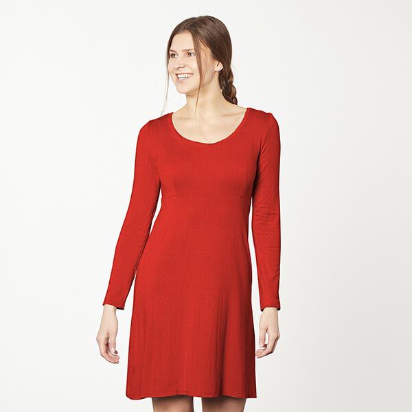 GOTS Baumwolljersey | Tula – terracotta,  image number 5
