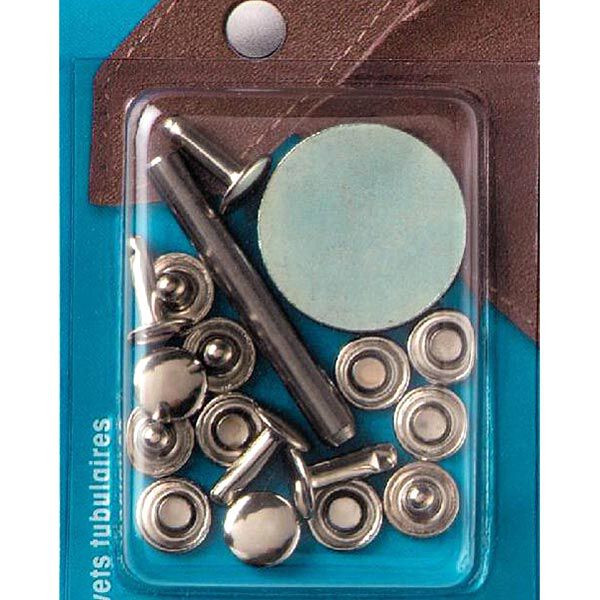 Hohlnieten Klemmber [8 Stück | Ø 9 mm] - silber| Prym
