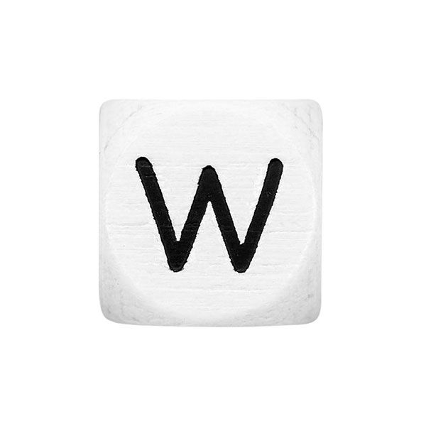Holzbuchstaben W – weiß | Rico Design, image number 1