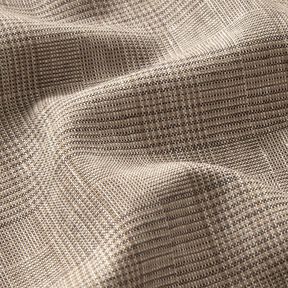 Leinen-Mix Glencheck – beige, 