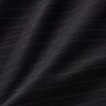Baumwollstoff quere Nadelstreifen – schwarz,  thumbnail number 2