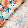 Viskosestoff gesprenkelte Blümchen – terracotta/blau,  thumbnail number 4
