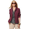 Leinenstoff Ramie-Mix stonewashed, schwere Qualität – bordeauxrot,  thumbnail number 4