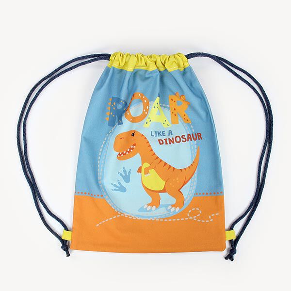 DINO FRIENDS Cut & Sew Dino Stoff Panel [ 80 x 155 cm ] | Kullaloo