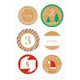 Sticker-Set Adventszahlen [ 24 Stück ] – Farbmix,  thumbnail number 4