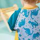 French Terry Sommersweat Dinos | PETIT CITRON – hellblau,  thumbnail number 5