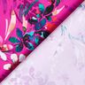 Badeanzugstoff Aquarellblumen – purpur/weiss,  thumbnail number 4