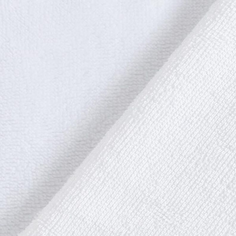 Kuschelfrottee Bambus Uni – weiss,  image number 3