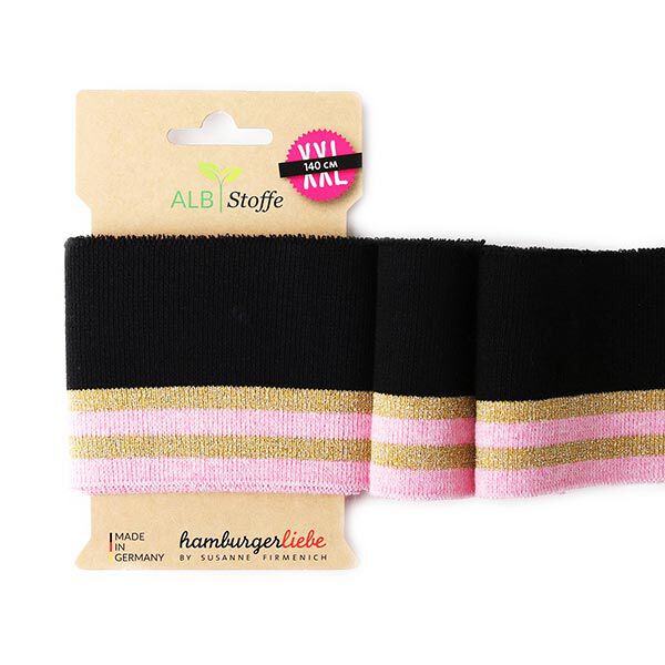 BIO-STRICKBÜNDCHEN CUFF ME Glam  [140 CM | 8 CM]  | Albstoffe | Hamburger Liebe,  image number 1
