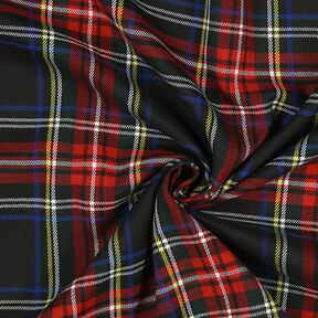 Schottenkaro Tartan Karo Groß – schwarz, 