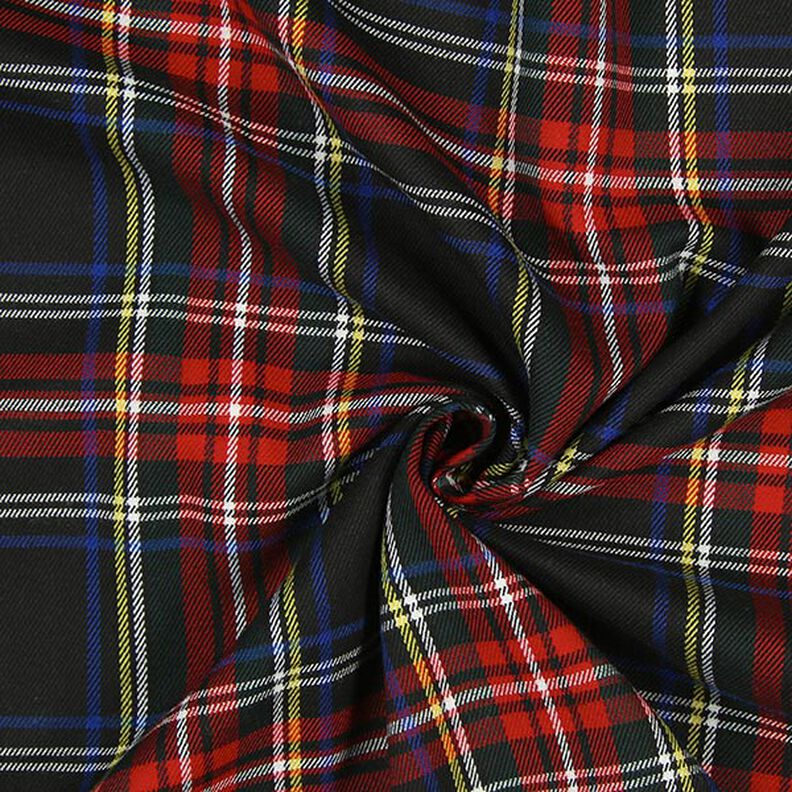 Schottenkaro Tartan Karo Groß – schwarz,  image number 2