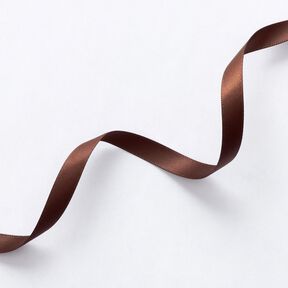 Satinband [9 mm] – dunkelbraun, 