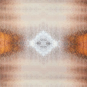 GOTS Baumwolljersey Mosaik | TCC x LOOKS by Wolfgang Joop – karamell/dunkeltaupe, 