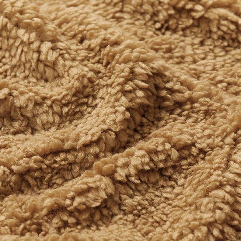 Kunstfell Kuschelteddystoff – karamell,  image number 2