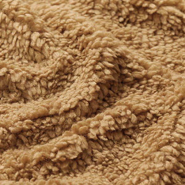 Kunstfell Kuschelteddystoff – karamell,  image number 2