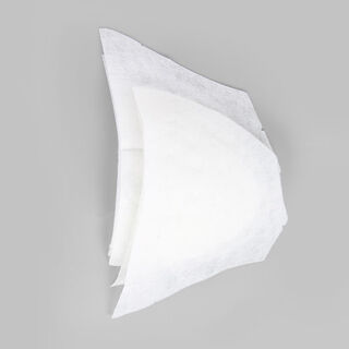 Schulterpolster für Mäntel & Jacken [24 x 16 cm] - weiss | YKK, 