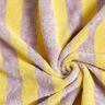 Frotteestoff Bambus Blockstreifen – gelb/flieder,  thumbnail number 4