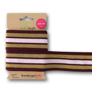 Bio-Jacquardbänder STRIPE ME COLLEGE [200 CM | 3,5 CM] Albstoffe | Hamburger Liebe, 