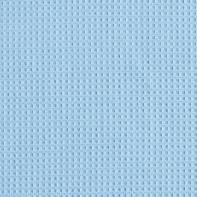 Frotteestoff/Waffelpiqué Uni – hellblau,  image number 1