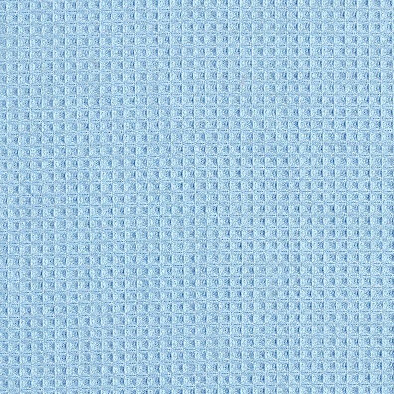 Frotteestoff/Waffelpiqué Uni – hellblau, image number 1