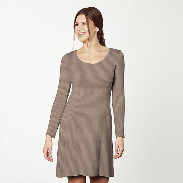 Rippenjersey uni – mittelbraun, image number 8
