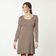Rippenjersey uni – mittelbraun,  thumbnail number 8