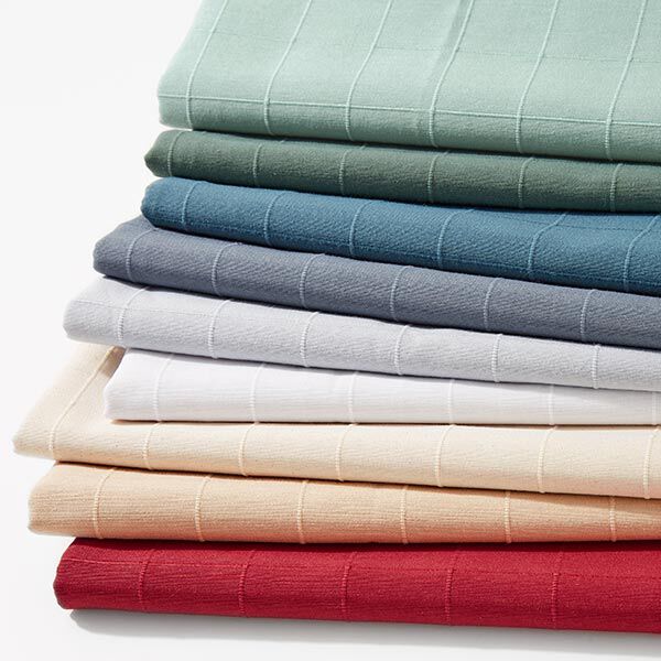 Dekostoff Gitter-Karo recycelt – dunkelbeige, image number 4