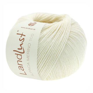 LANDLUST Alpaca Merino 100, 50g | Lana Grossa – weiss, 