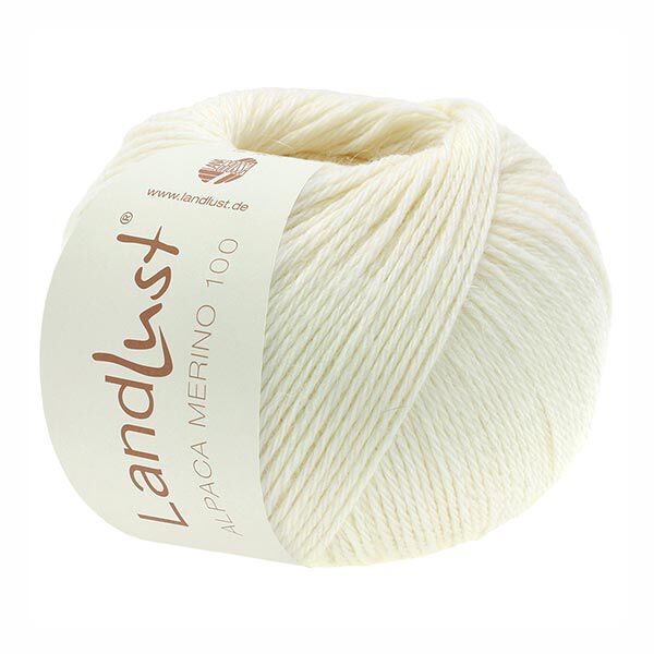 LANDLUST Alpaca Merino 100, 50g | Lana Grossa – weiss, image number 1