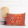 Dekostoff Halbpanama Ethno-Ornamente – terracotta,  thumbnail number 6