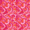 Badeanzugstoff abstrakte Schlingen – intensiv pink/orange | Reststück 90cm,  thumbnail number 1