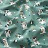 Baumwolljersey Pinguin, Eisbär und Schneemann – schilf,  thumbnail number 2